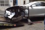 Erneut ist ein Elektroauto Tesla Model S in einen Unfall verwickelt | Mein Elektroauto